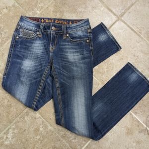Rock Revival Straight leg jeans. 29x33. Like new